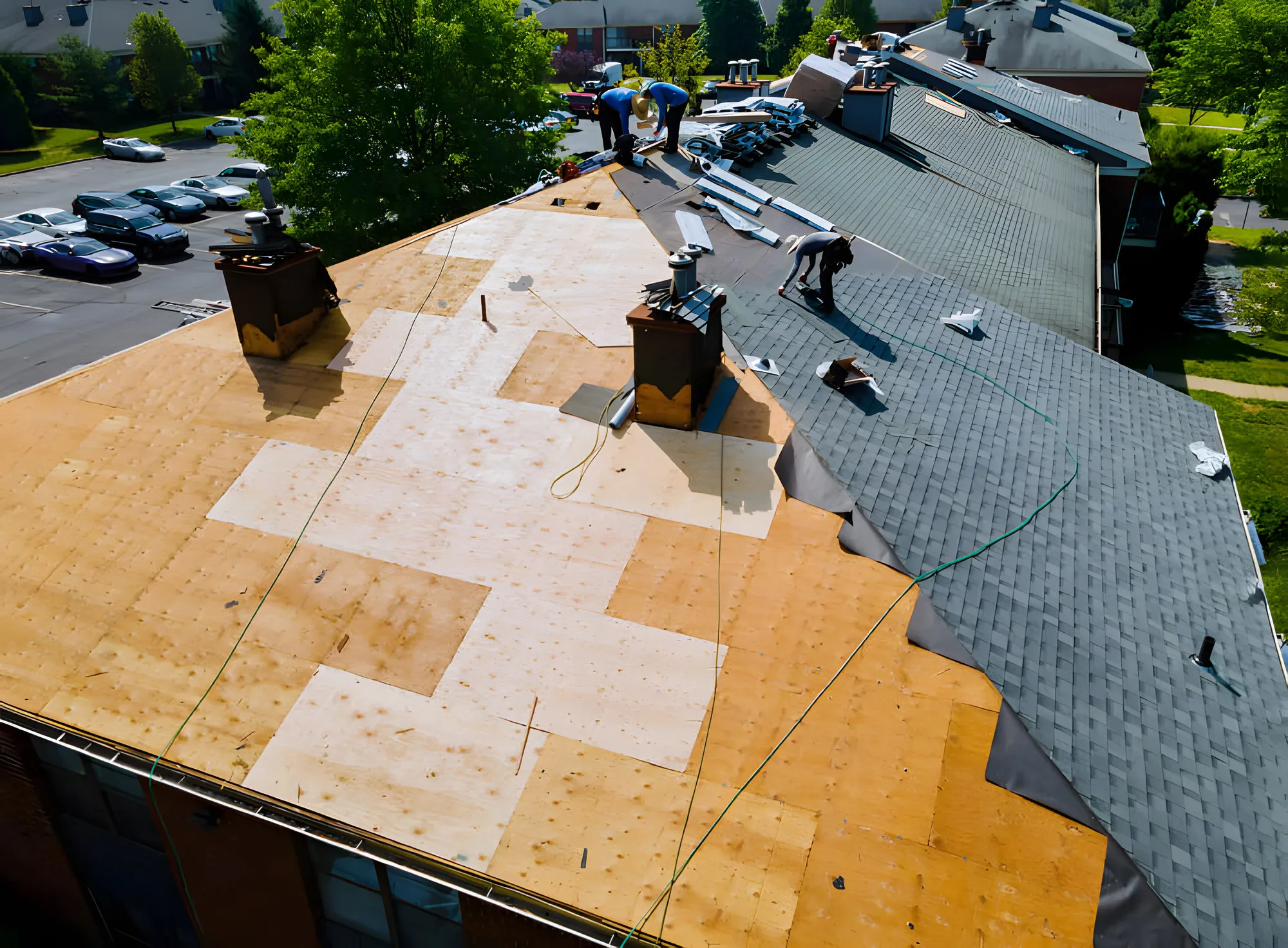 Flat roof and repair work by ProActive Roofing