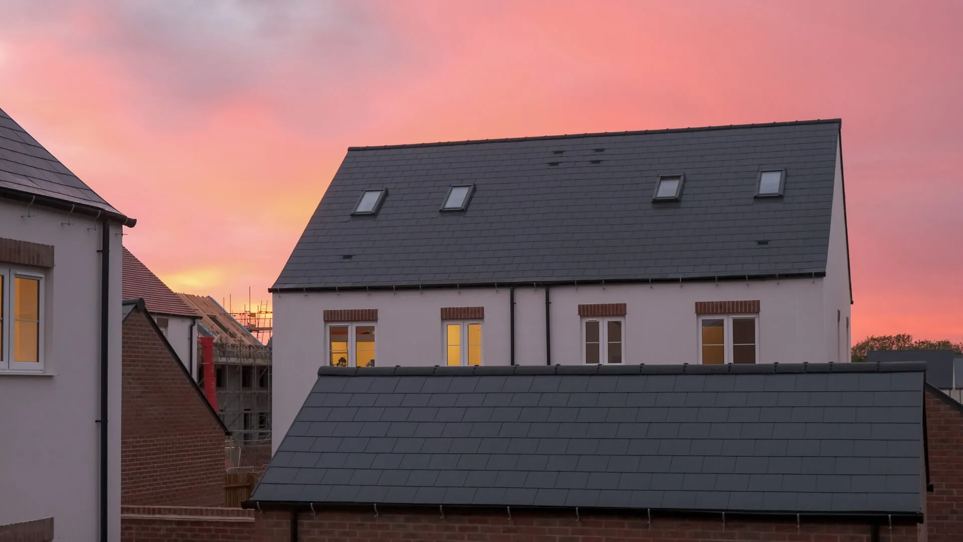 Rooftops in West Sussex